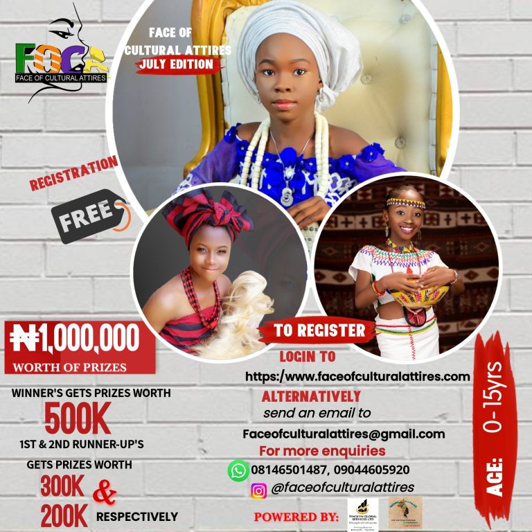 FACE OF CULTURAL ATTIRES – FACE OF CULTURAL ATTIRES